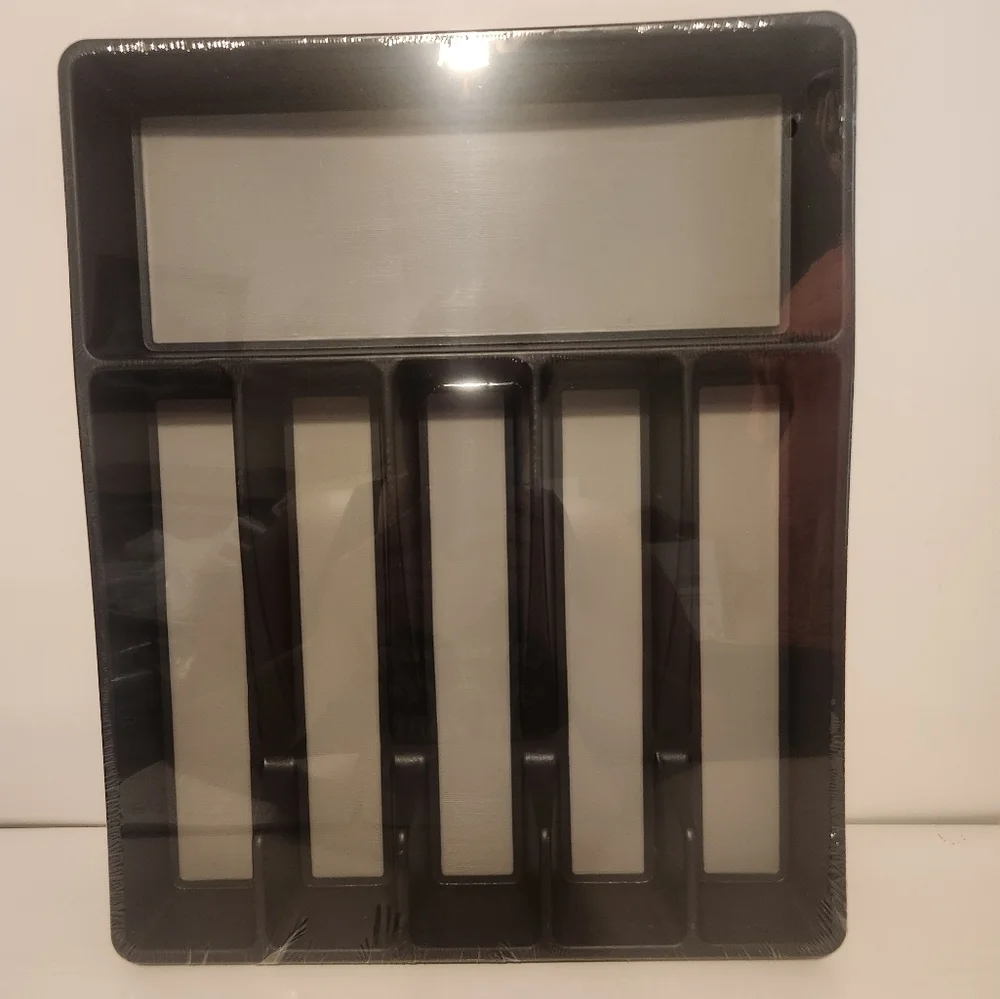 Brand New Seseno Black Expandable Utensil Tray Drawer Organizer
